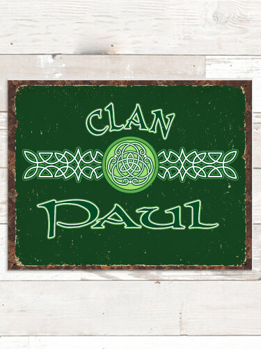 Celtic Clan NA Tin Sign 16 x 12.5