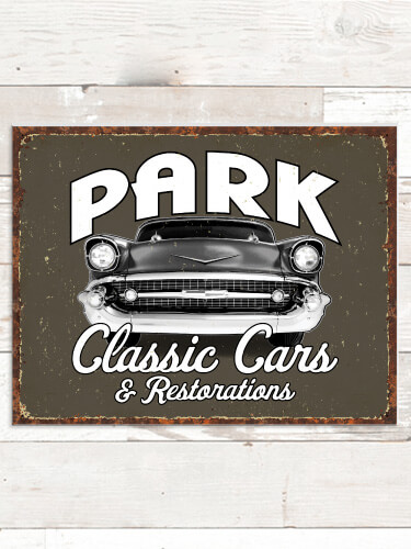 Classic Cars II NA Tin Sign 16 x 12.5