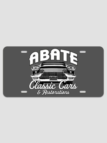 Classic Cars NA License Plate