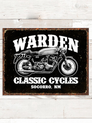 Classic Cycles NA Tin Sign 16 x 12.5