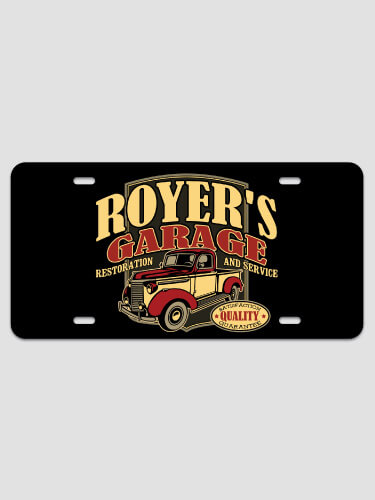 Classic Garage NA License Plate