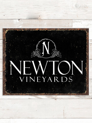 Classic Vineyards NA Tin Sign 16 x 12.5