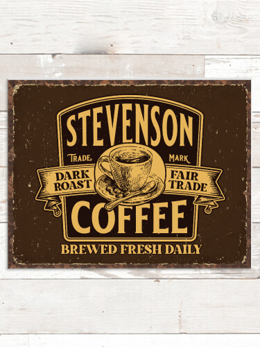 Coffee NA Tin Sign 16 x 12.5