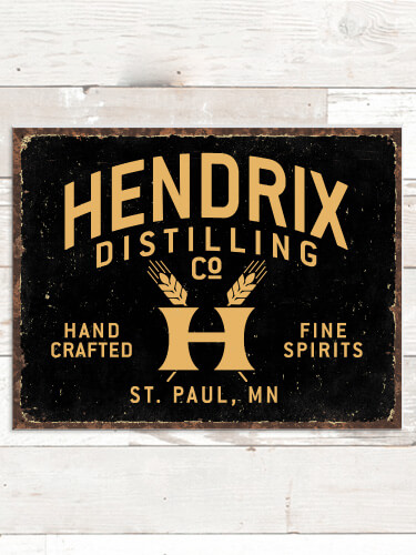 Distilling Company NA Tin Sign 16 x 12.5