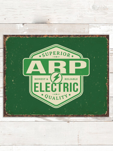 Electric NA Tin Sign 16 x 12.5