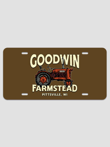 Farmstead NA License Plate
