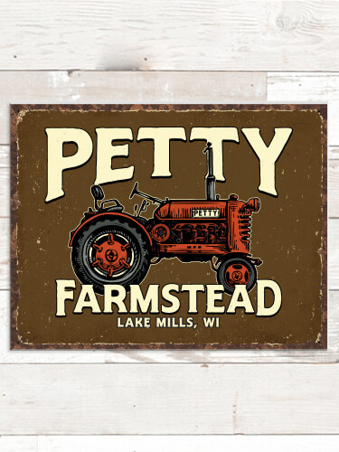 Farmstead NA Tin Sign 16 x 12.5