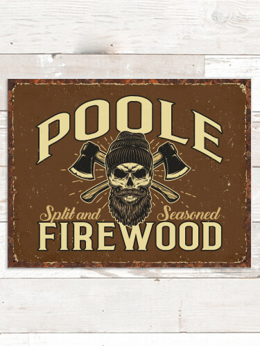 Firewood NA Tin Sign 16 x 12.5