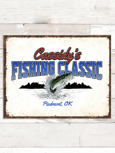 Fishing Classic NA Tin Sign 16 x 12.5