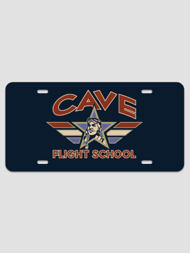 Flight School NA License Plate