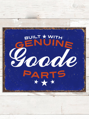 Genuine Parts NA Tin Sign 16 x 12.5
