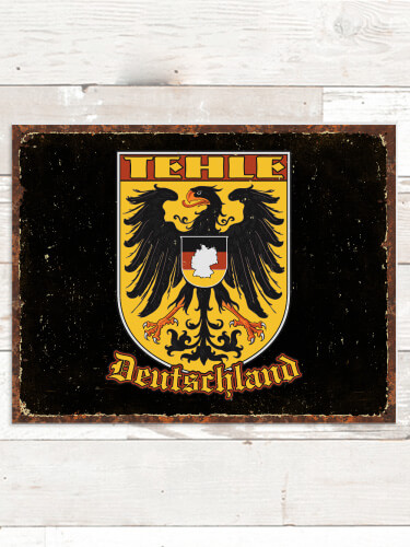 German Eagle NA Tin Sign 16 x 12.5