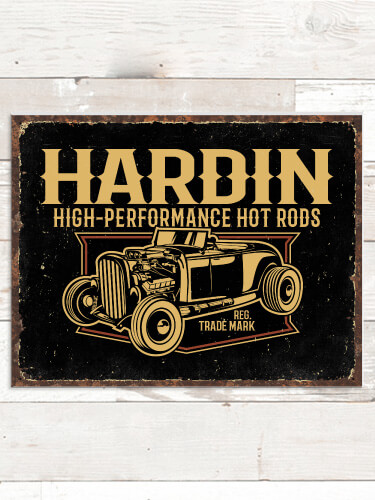 High-Performance Hot Rods NA Tin Sign 16 x 12.5