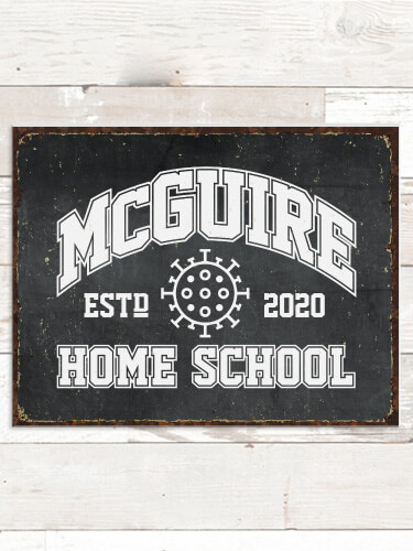 Homeschool 2020 NA Tin Sign 16 x 12.5