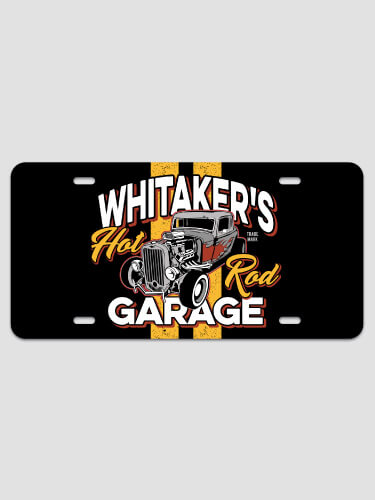 Hot Rod Garage NA License Plate