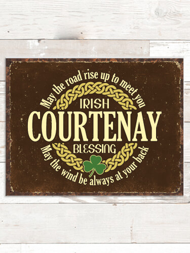 Irish Blessing NA Tin Sign 16 x 12.5