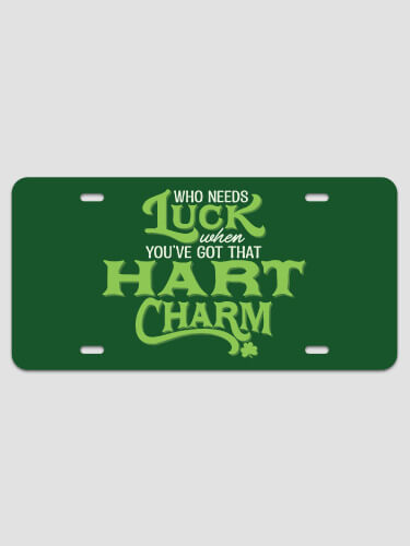 Irish Charm NA License Plate