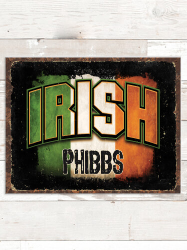 Irish Colors NA Tin Sign 16 x 12.5