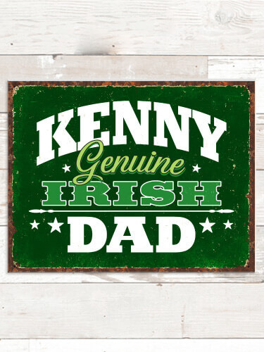 Irish Dad NA Tin Sign 16 x 12.5