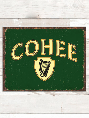 Irish Harp NA Tin Sign 16 x 12.5