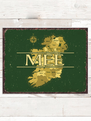 Irish Heritage NA Tin Sign 16 x 12.5