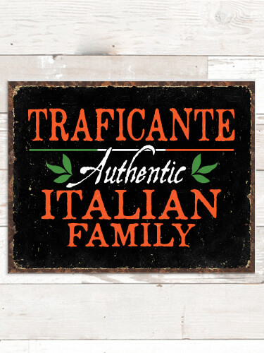 Italian Family NA Tin Sign 16 x 12.5