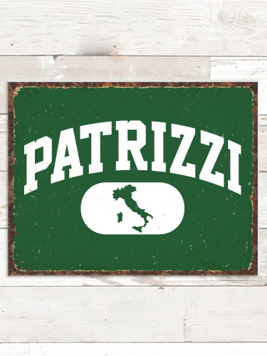 Italian Varsity NA Tin Sign 16 x 12.5