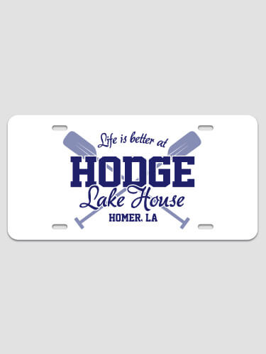 Lake House NA License Plate