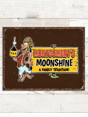 Moonshine NA Tin Sign 16 x 12.5