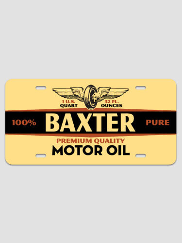 Motor Oil NA License Plate