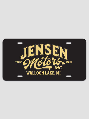 Motors NA License Plate