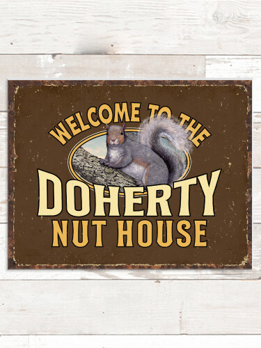 Nut House NA Tin Sign 16 x 12.5