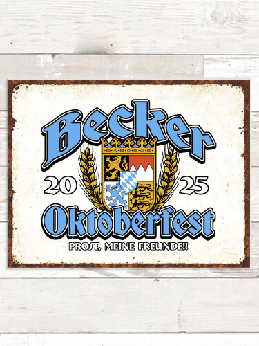 Oktoberfest NA Tin Sign 16 x 12.5