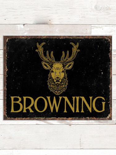 Old Stag NA Tin Sign 16 x 12.5