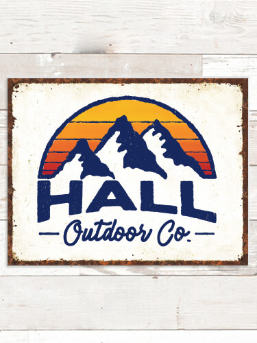 Outdoor Company NA Tin Sign 16 x 12.5