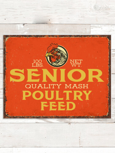 Poultry Feed NA Tin Sign 16 x 12.5