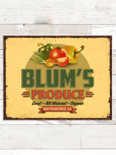 Produce NA Tin Sign 16 x 12.5