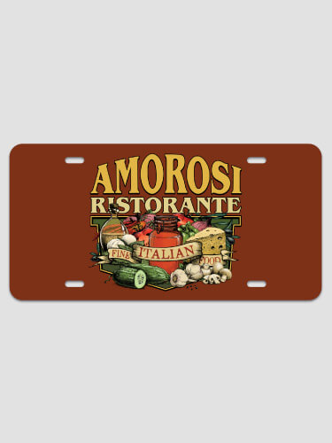 Ristorante NA License Plate