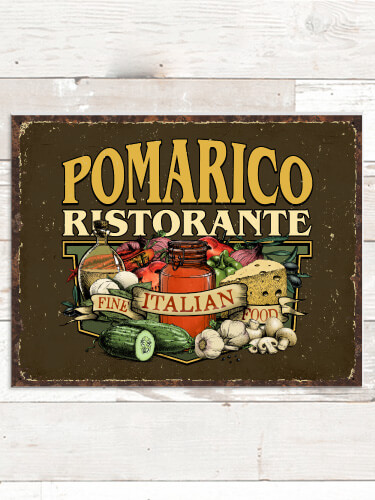 Ristorante NA Tin Sign 16 x 12.5