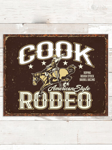 Rodeo NA Tin Sign 16 x 12.5