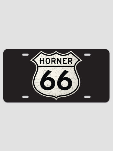 Route 66 NA License Plate
