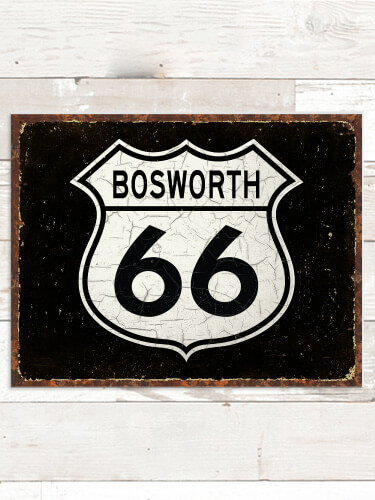 Route 66 NA Tin Sign 16 x 12.5