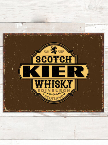 Scotch Whisky NA Tin Sign 16 x 12.5