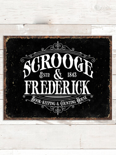 Scrooge NA Tin Sign 16 x 12.5