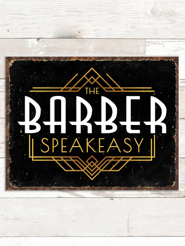 Speakeasy NA Tin Sign 16 x 12.5