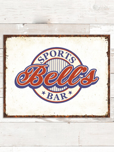 Sports Bar NA Tin Sign 16 x 12.5