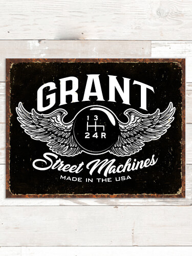 Street Machines NA Tin Sign 16 x 12.5