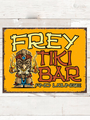 Tiki Bar NA Tin Sign 16 x 12.5