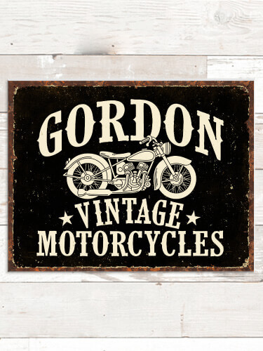 Vintage Motorcycles NA Tin Sign 16 x 12.5