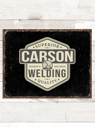 Welding NA Tin Sign 16 x 12.5